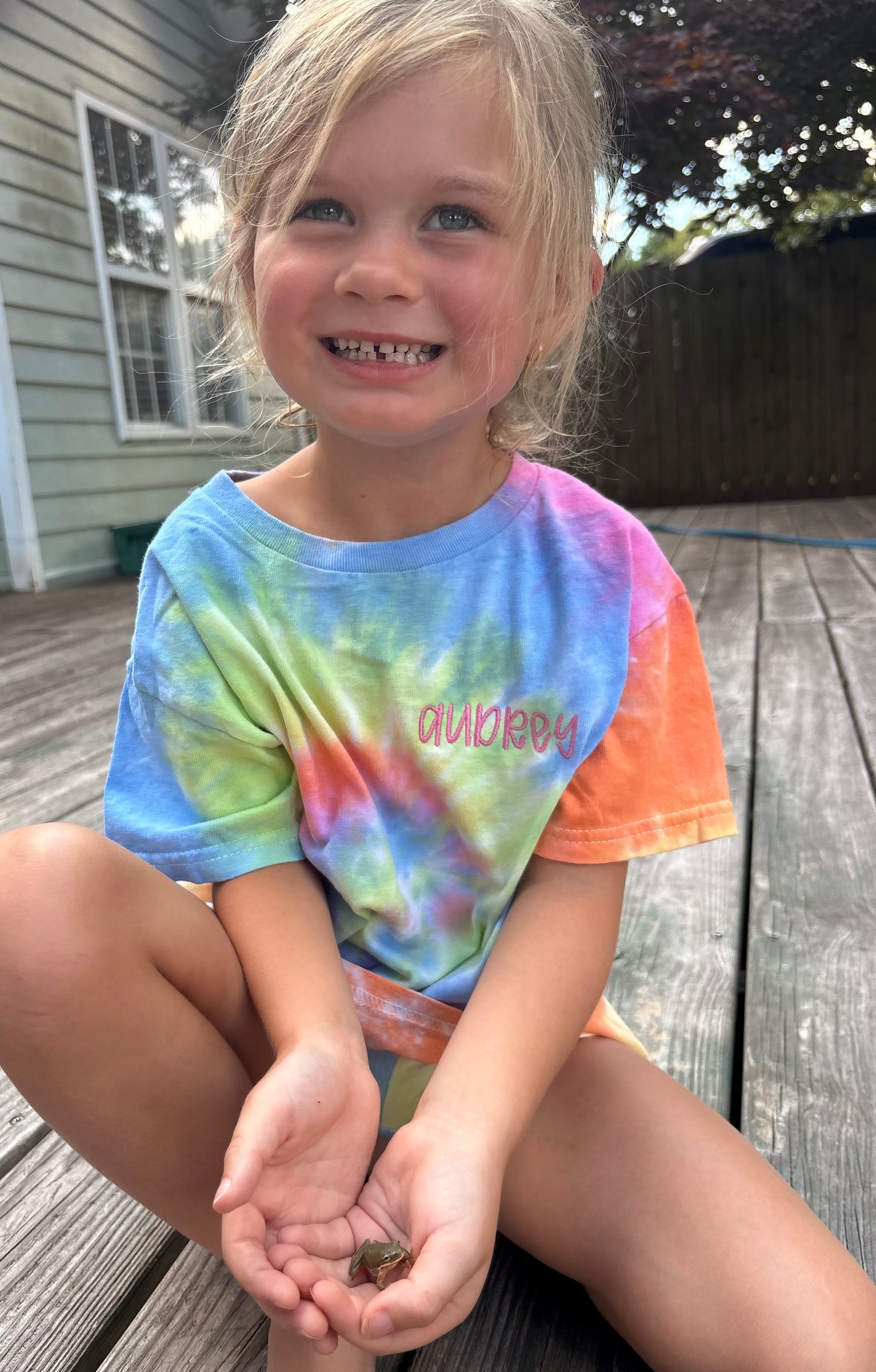 tie dye youth + adult tees