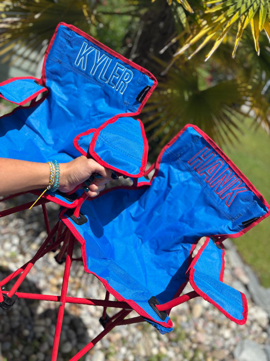 embroidered lawn chairs