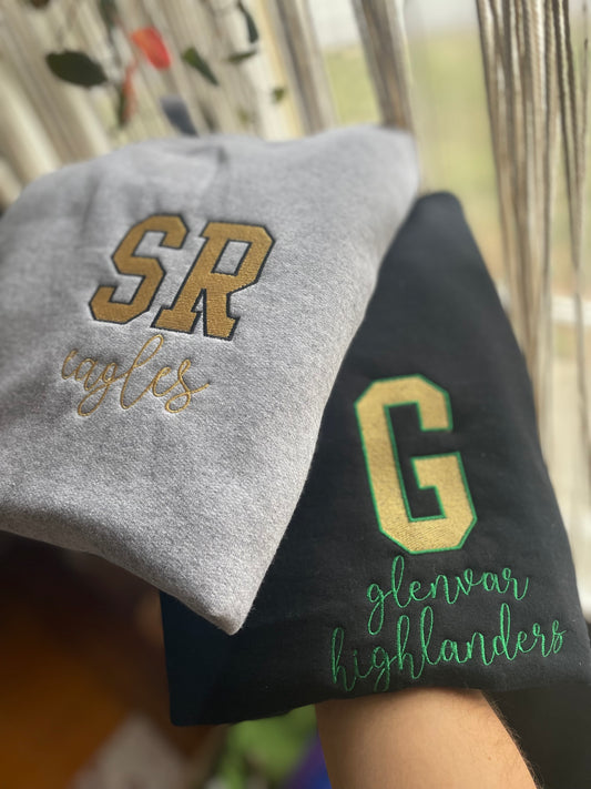 Block Letter Sweatshirts