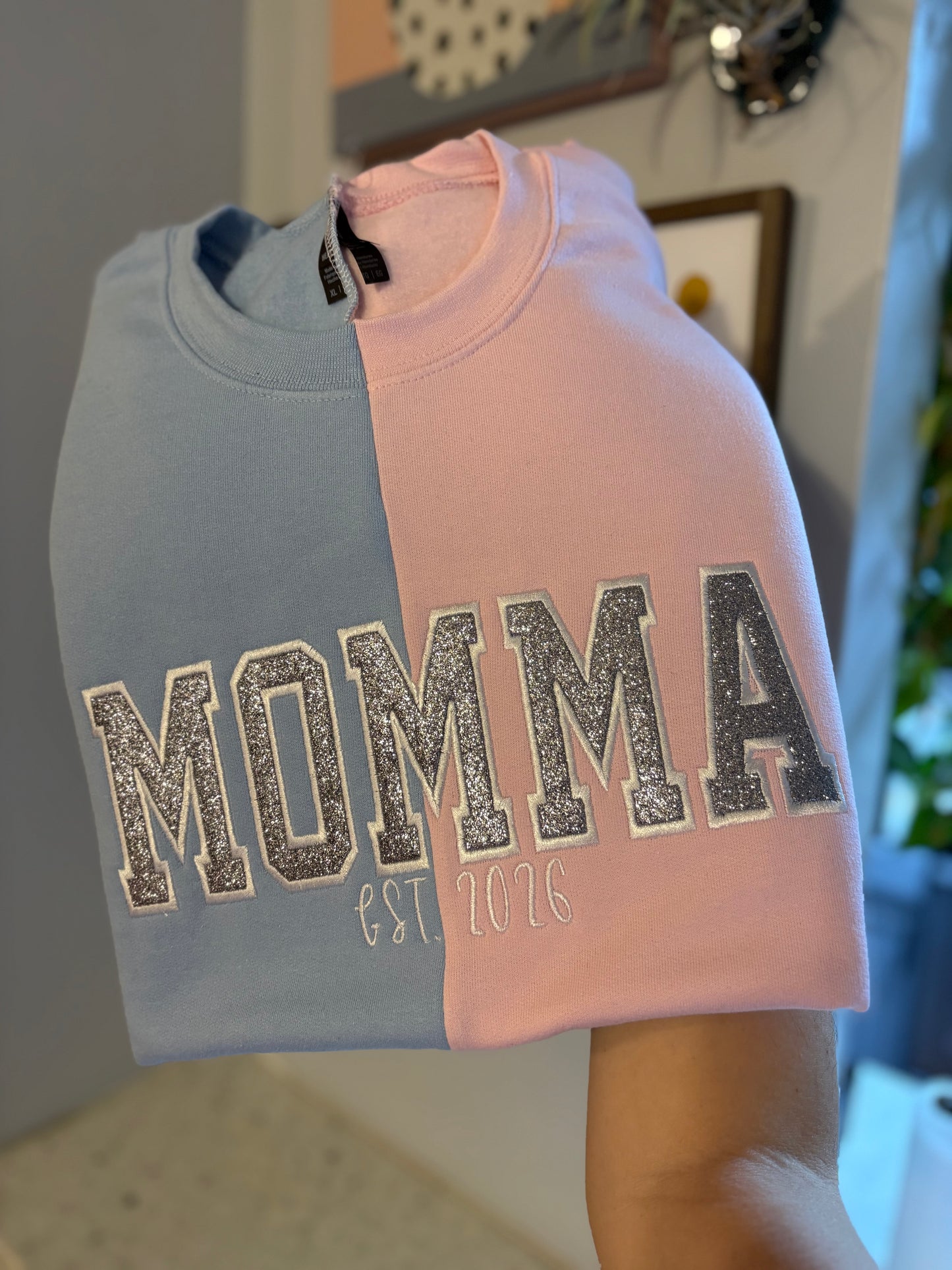 Split Two Toned Sweatshirts