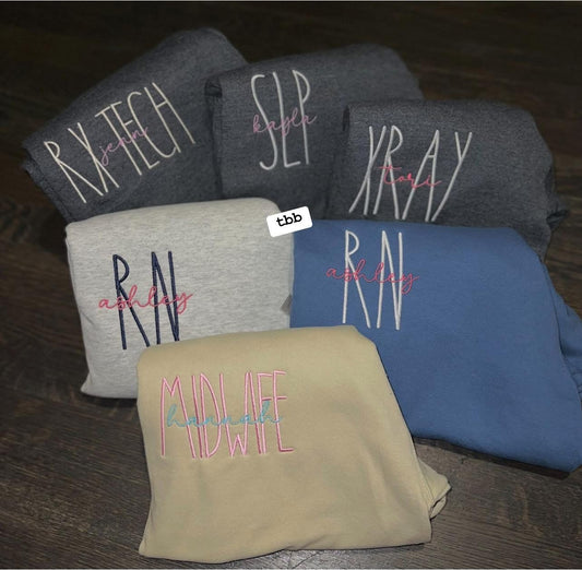 Custom title & tees/sweatshirts